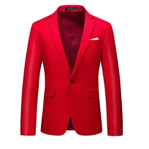 Red colour ka blazer shop