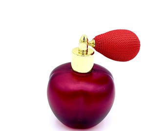 Golden Orchard Vintage Crystal Atomizer with Classic Bulb