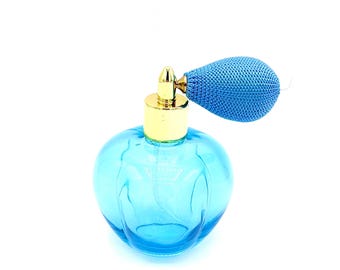 Clair d'Azur Vintage Crystal Atomizer with Classic Bulb