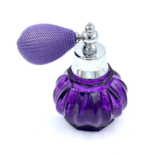 Mini Purple Love Crystal Perfume Atomizer Spray Bottle vintage Crystal Perfume Bottle Spray Atomizer Flacons Classic Sprayer avec Air Bulb