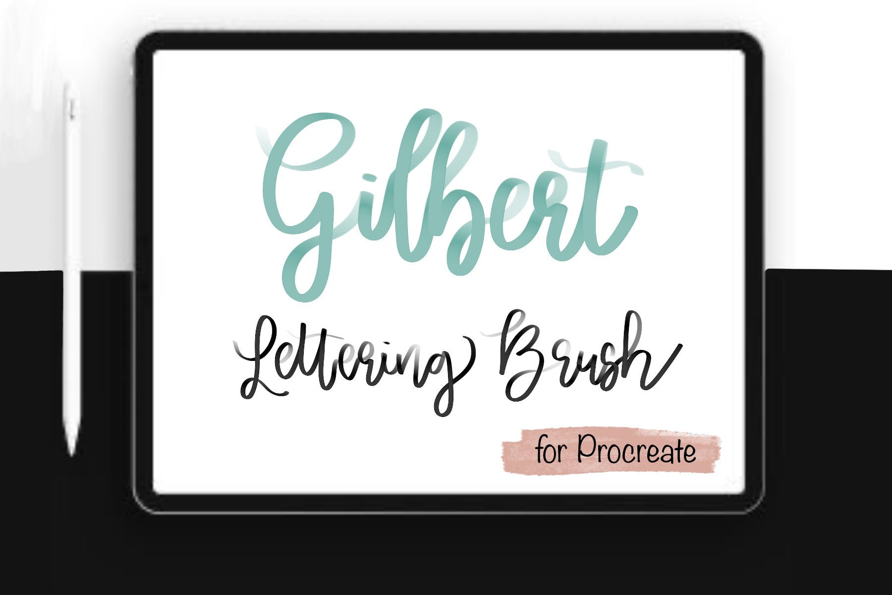 Gilbert Procreate Digital Brush Download Ipad Apple Pen Etsy