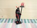 Black Devil Wooden Sculpture 