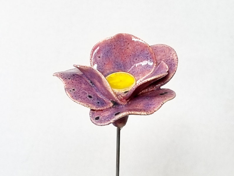 Handmade Ceramic Rose / Handmade Ceramic Flowers / Ceramic Etsy