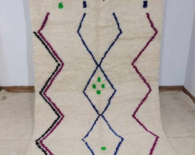 azilal rug vintage, tapijt, amazigh rug, morocco carpet tapistry, carpet beni ouarin, medium carpet with size 255cm * 150