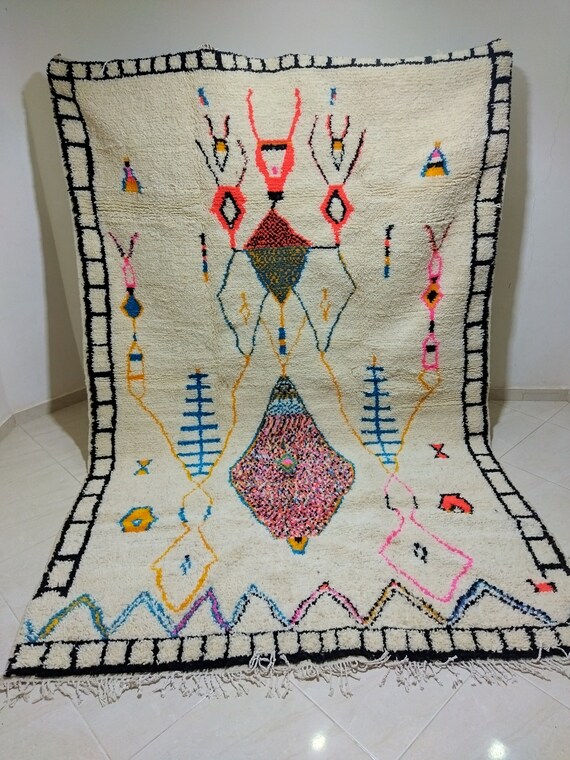 Handmade Berber carpet, traditional carpet, 300*200 centimeters