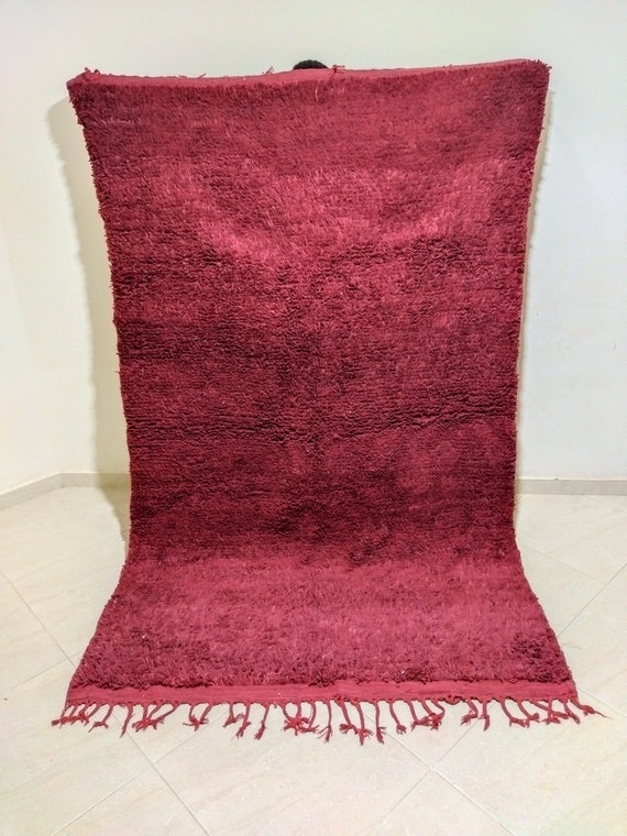 Beautiful imitation carpet for raspberry color lovers, Handmad carpet, traditional handmade carpet
