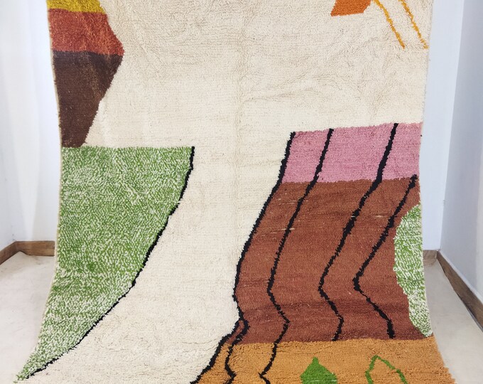 Tapijt, Wall Tapistry vintage, tapestry long, craft rug Berber, carpet beni ouarin, size 250cm *187 cm