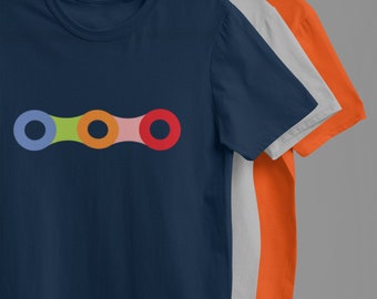 Bicycle chain cycling t shirt / Cycling t shirts / Gifts for cyclists / Birthday gifts for cyclists / Biking gifts / Christmas gifts ideas