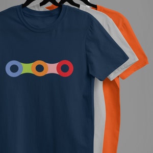 Bicycle chain cycling t shirt / Cycling t shirts / Gifts for cyclists / Birthday gifts for cyclists / Biking gifts / Christmas gifts ideas