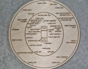 Cricket fielding coaster, Wooden coasters, Cricket coasters, Personalised Cricket gifts, Gifts for cricketers, Birthday gifts for cricketers