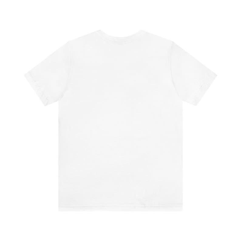 May include: A plain white t-shirt with short sleeves.