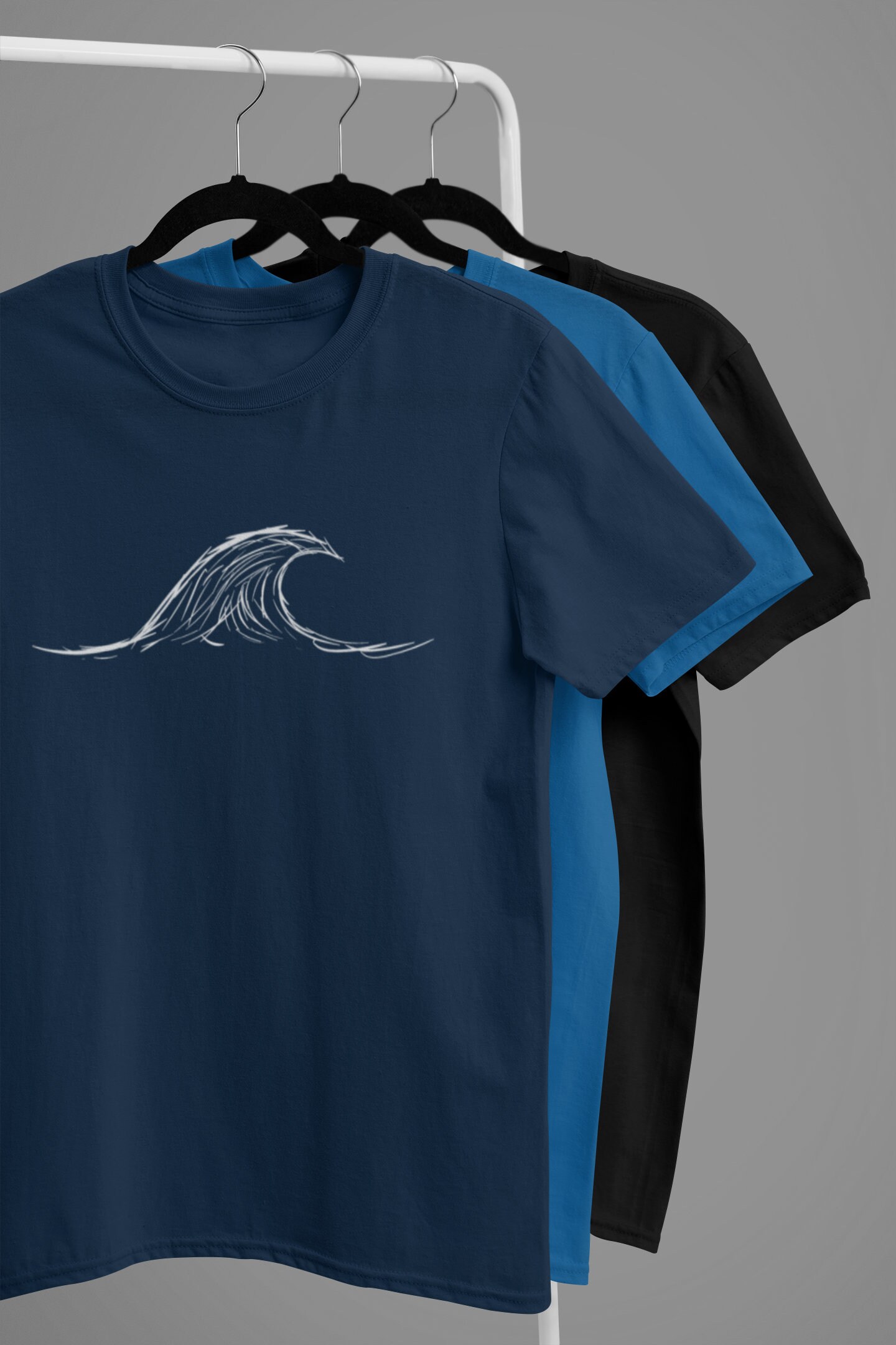 Ocean Wave T Shirt / Surfing T Shirt 