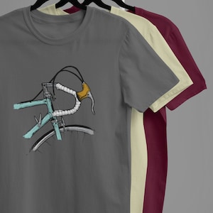 Vintage Bianchi cycling t shirt / Cyclists t shirt / Biking gifts / Bicycle t shirt / Birthday gifts for cyclists / Christmas cycling gifts