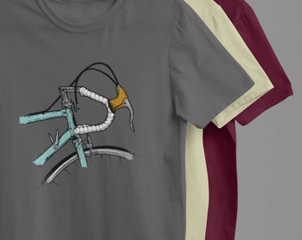 Vintage Bianchi cycling t shirt / Cyclists t shirt / Biking gifts / Bicycle t shirt / Birthday gifts for cyclists / Christmas cycling gifts