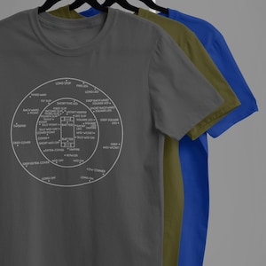 Cricket Fielding Positions T-Shirt: Gift for Cricket Fans