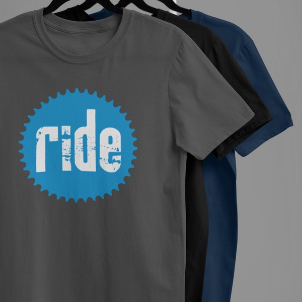 Rit kettingblad fietsen t-shirt / Verjaardagscadeaus voor fietsers / Fietscadeaus voor fietsers / Verjaardagscadeaus / Last minute cadeau-idee