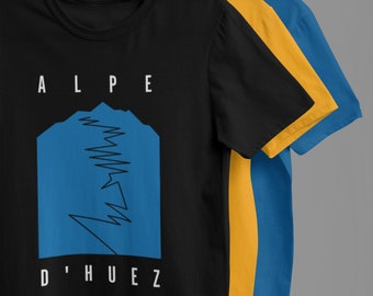 Alpe d&#39;Huez cycling t shirts / Birthday gifts for cyclists / Cycling gifts for cyclists / Birthday gifts / Last minute Christmas gifts