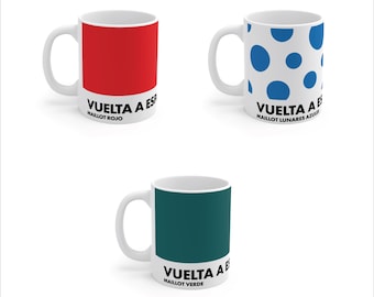 Vuelta a Espana Cycling Coffee Mug: Cycling Gifts