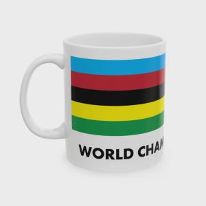 Grand Tour Cycling Mug Set: Giro, Tour de France, Vuelta Espana, World Champion image 5
