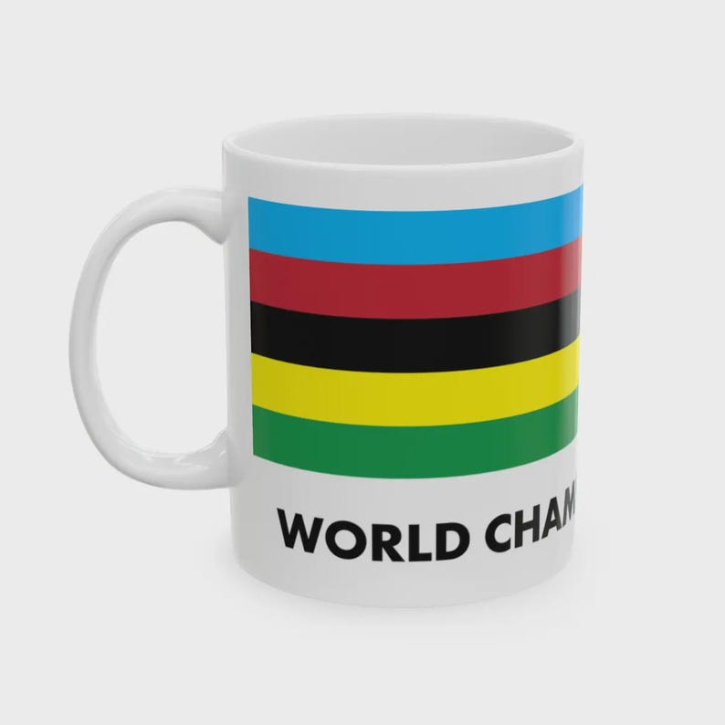 Grand Tour Cycling Mug Set: Giro, Tour de France, Vuelta Espana, World Champion image 5