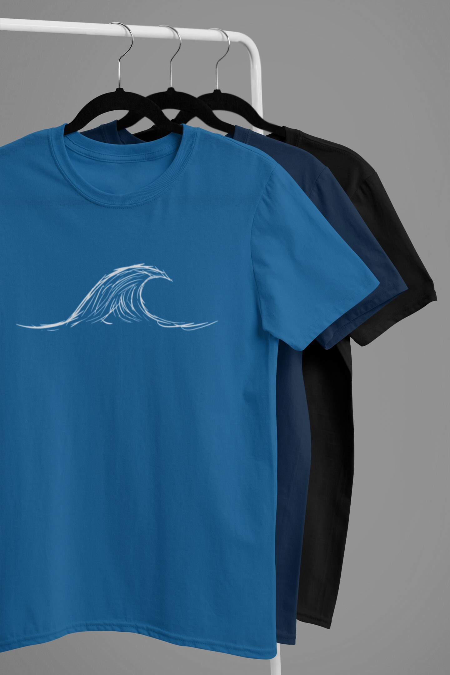 Ocean Wave T Shirt - Etsy