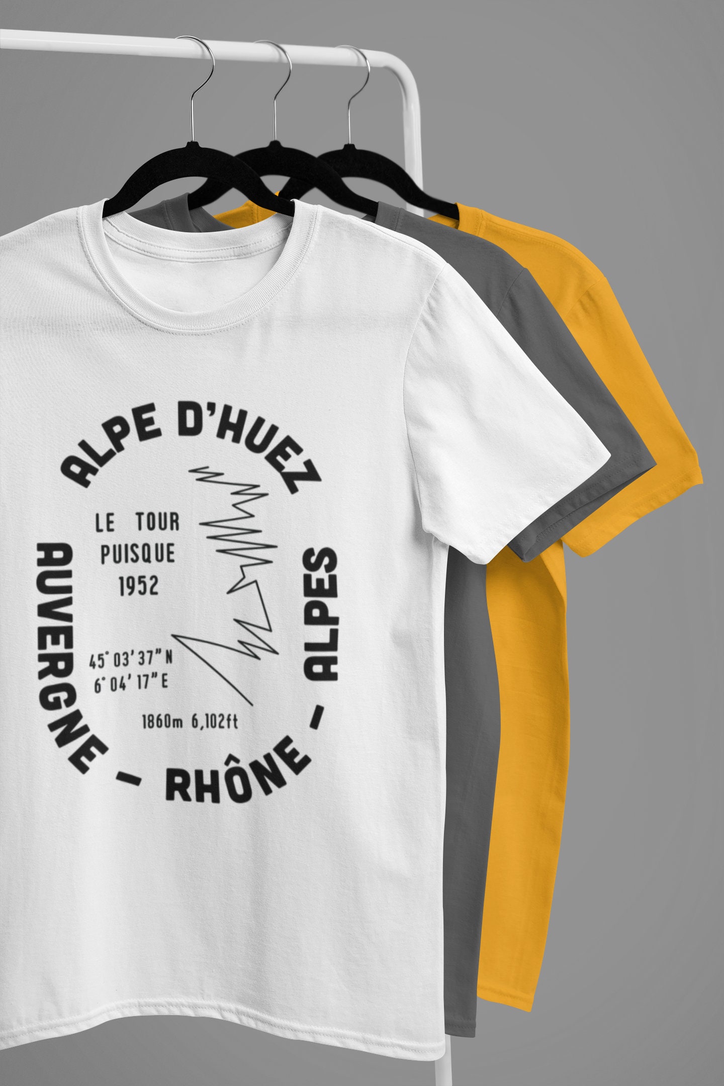 Alpe d'Huez cycling t shirts / Birthday gifts for cyclists / Cycling gifts for cyclists / Christmas gifts / Last minute gifts / Gift ideas