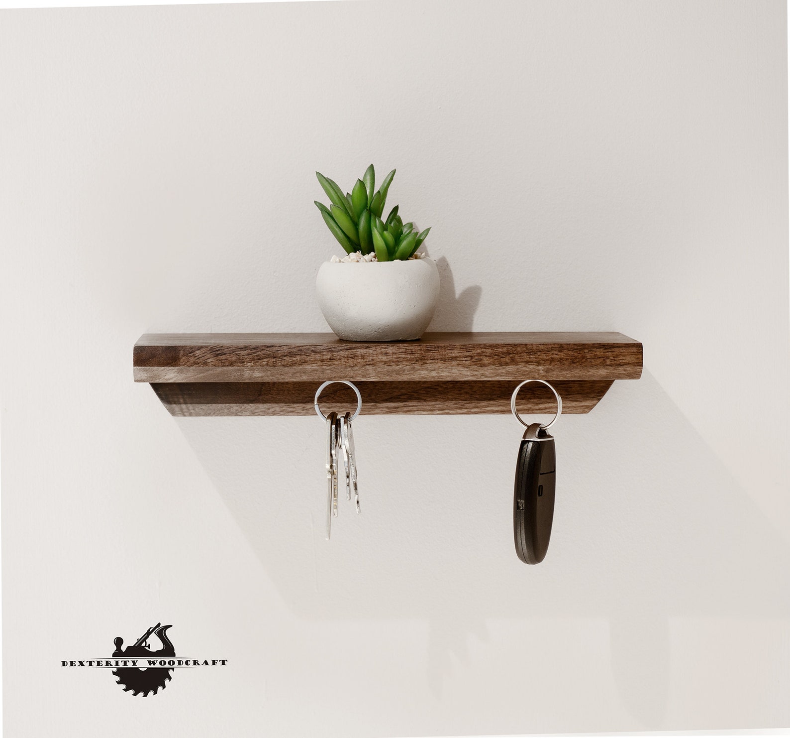 Key Holder Shelf Key Holder for Wall Wall Mounted Etsy