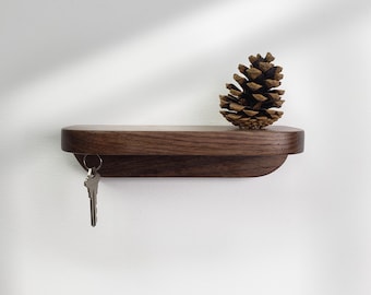 Magnetic Key Holder Shelf, Key Holder for Wall, Wall Mounted, Key Hanger, Entryway, Key Organizer, Handcrafted