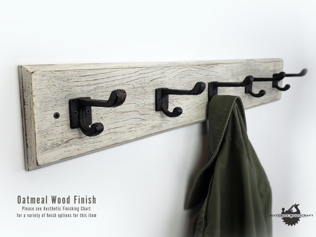 Wall Mounted Coat Rack, Rustic Coat Rack, Wall Hanging, Entryway