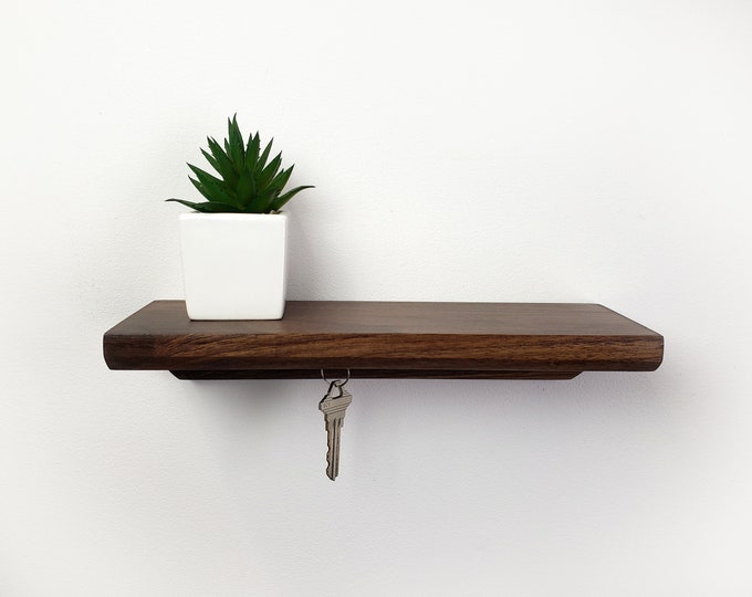 Magnetic Key Holder for Wall, Entryway Key Organizer Shelf, Wall Mounted Key Hanger, Modern Key Rack, Housewarming Gift, Mail and Key Shelf