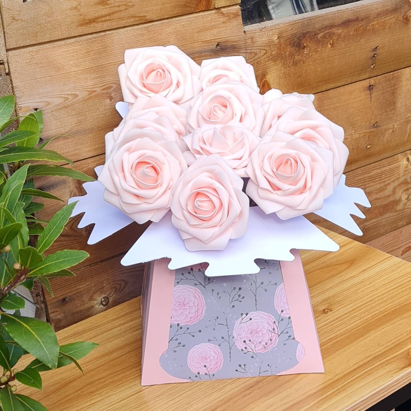 Flower Box SVG With Overlays Cricut Projects Florist Box Etsy Australia