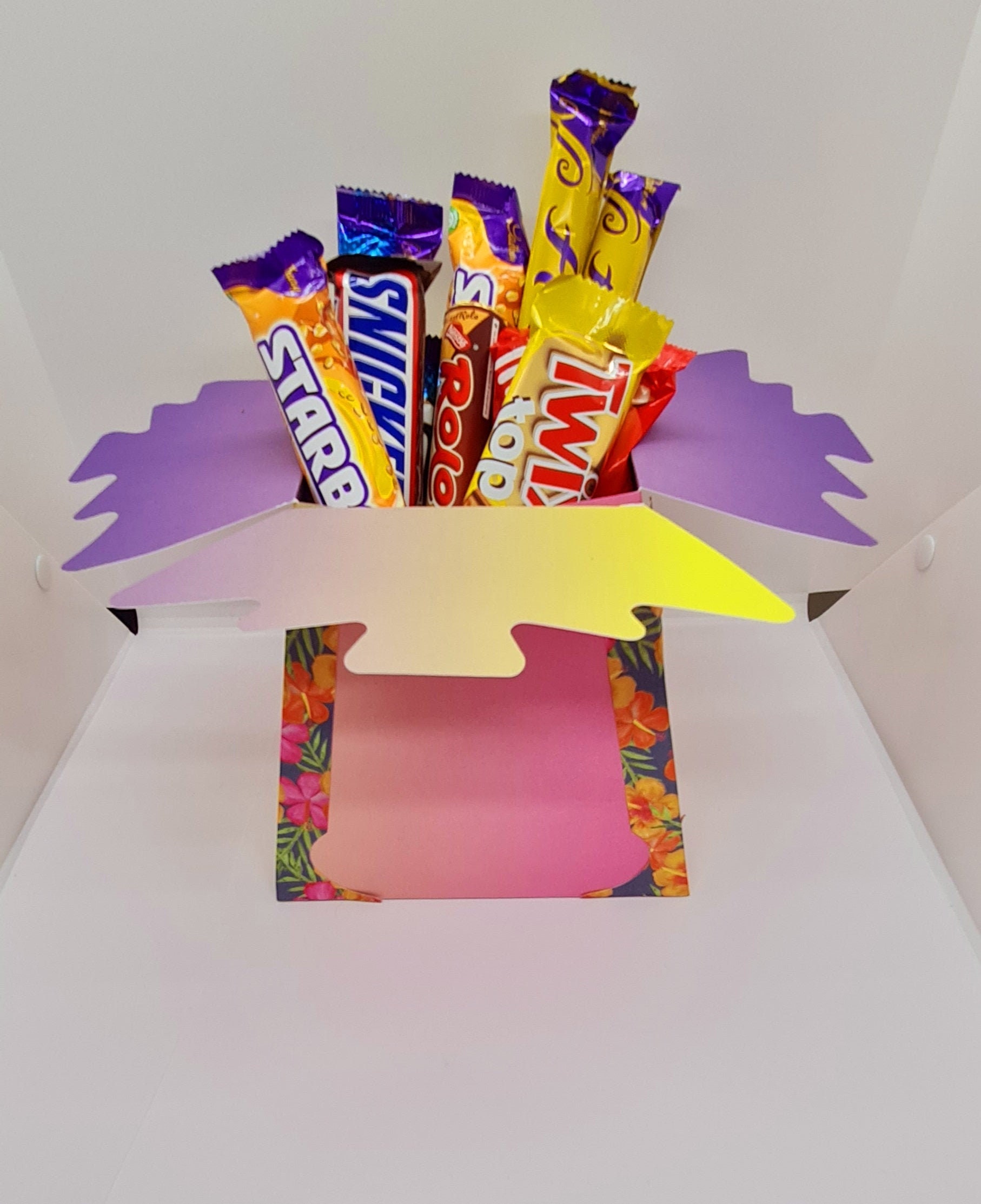 Flower Box SVG With Overlays Florist Box SVG Flower Bouquet Etsy