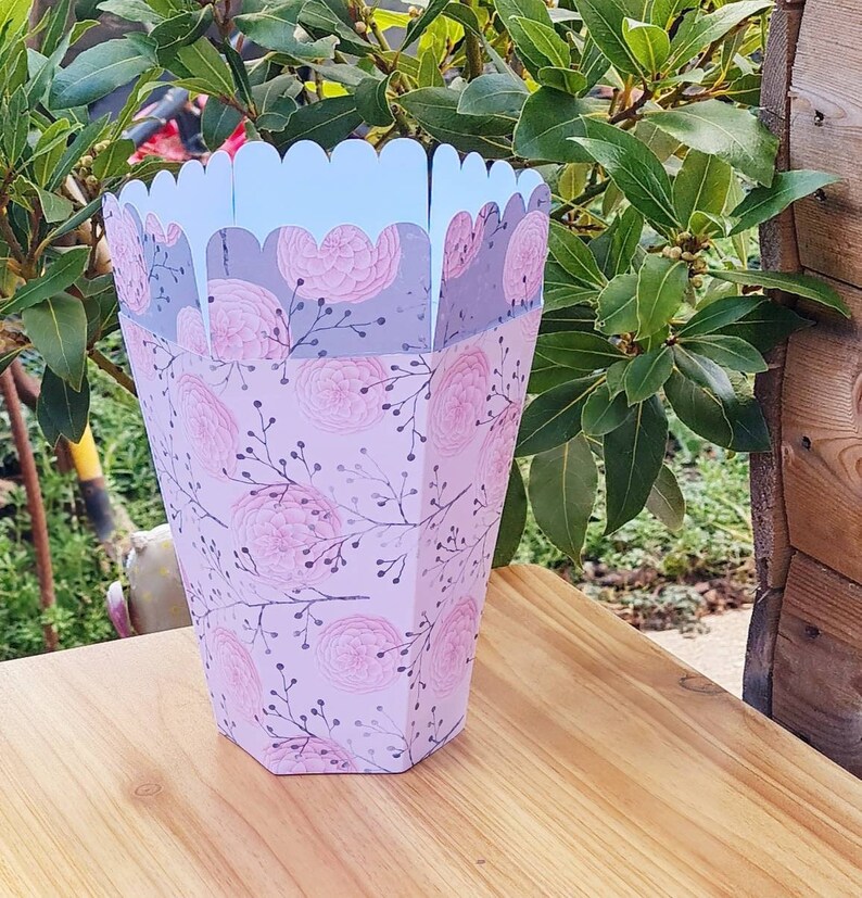 Flower Vase SVG Florist Box Cricut Projects Flower Bouquet Etsy Australia