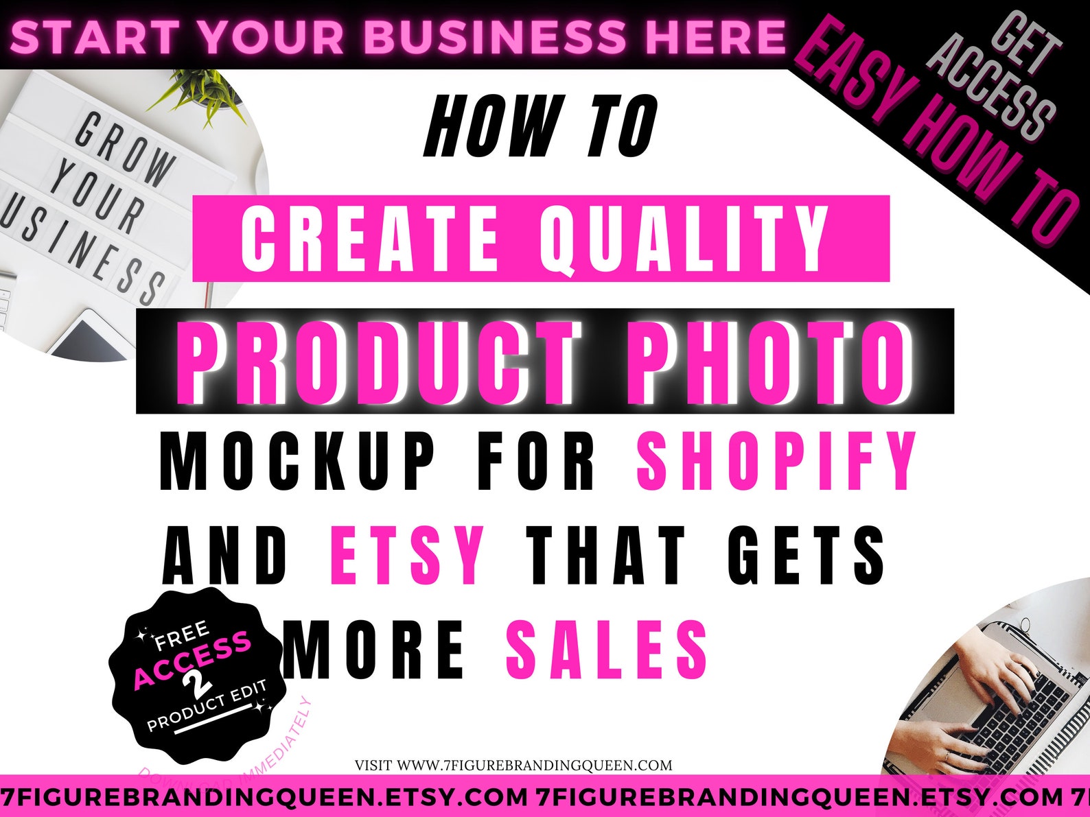 Create Quality Product Photo Mockup for Shopify and Etsy Listing to ...