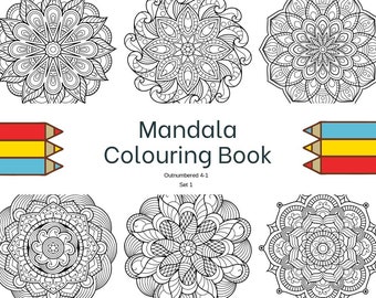 Mandala Coloring Book - Set 1