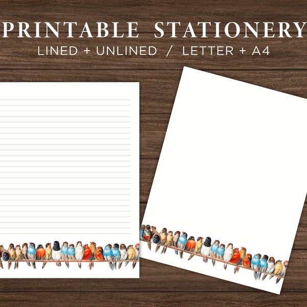 Stationery Paper Etsy