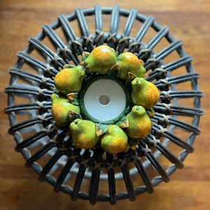 Pear Hurricane Stand/Candle Holder