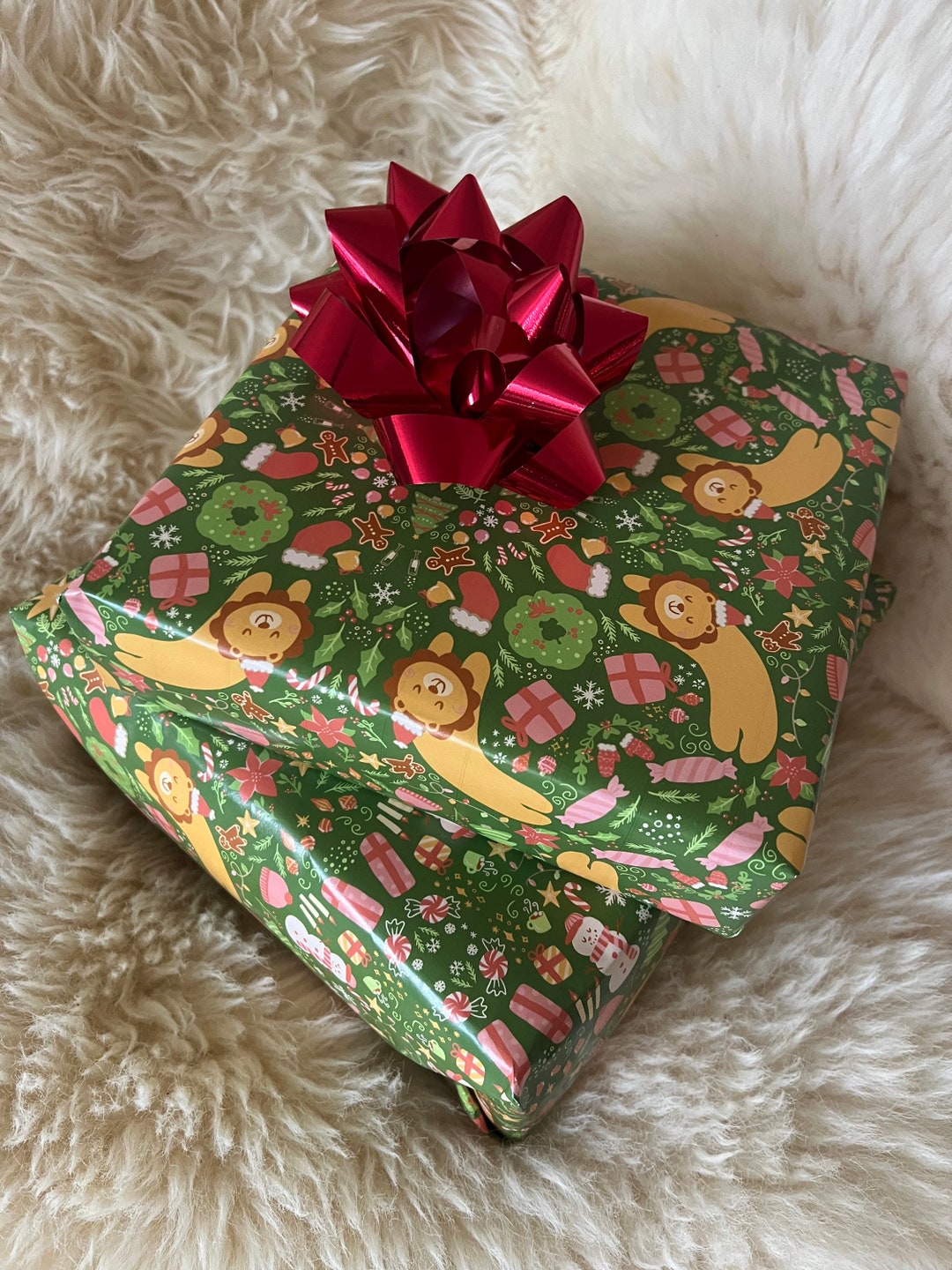 Xmas Gift Wrap Paper Christmas Wrapping Papers Etsy