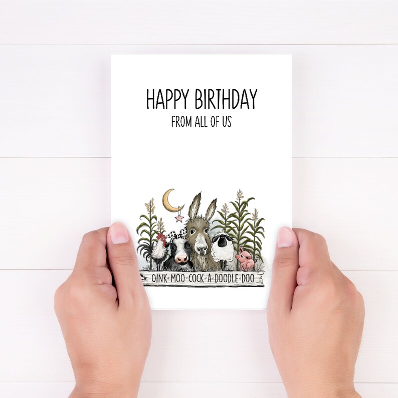 Printable Coworker Birthday Card Group Birthday Card Office - Etsy
