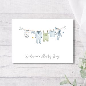 Baby-Dusche-Karte, neue Baby Karte für Neugeborene Jungen, printable, Instant Download