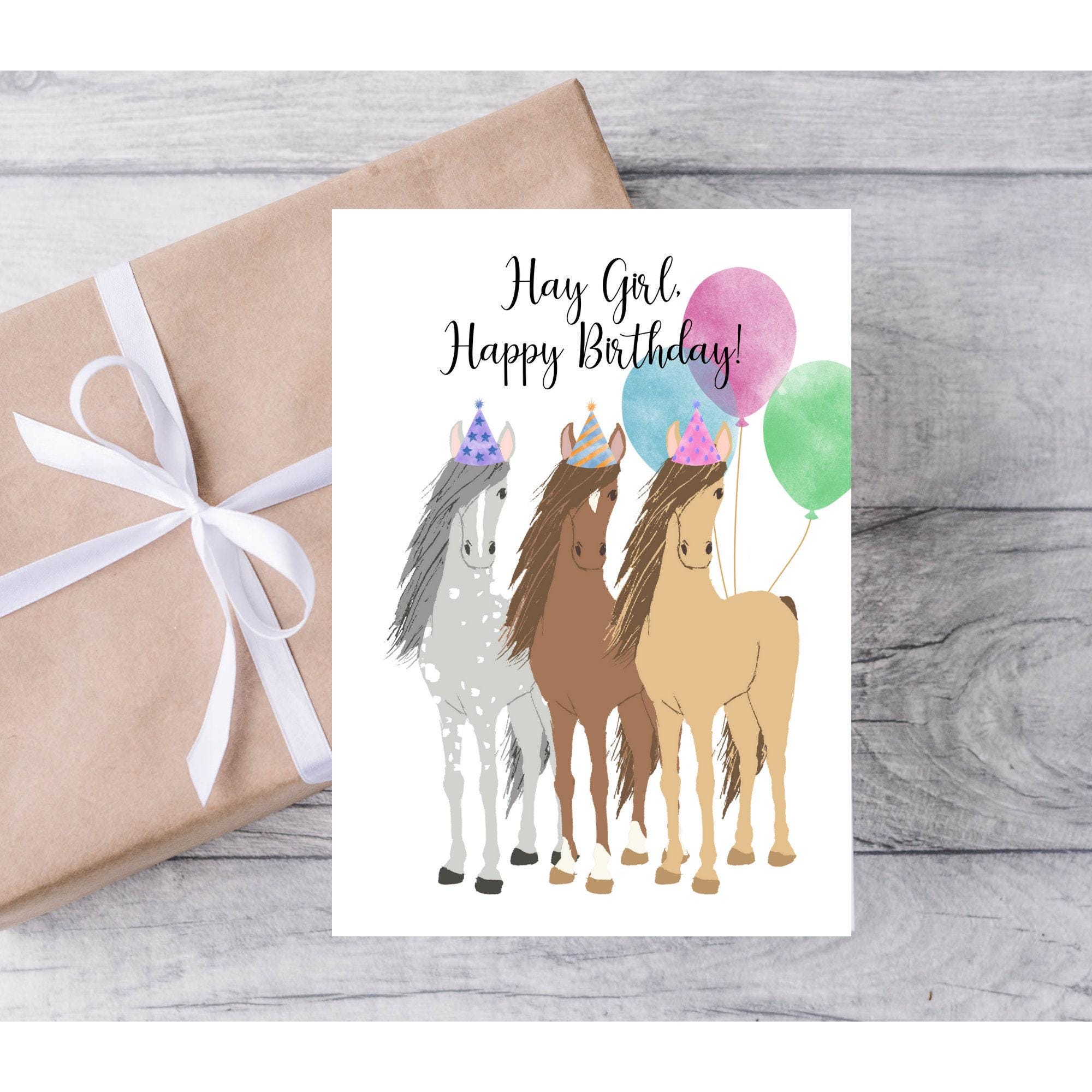 Biglietto Di Compleanno Divertente Con Mucca Highland – Fioreale E Carino Per Donne E Ragazze – Fatto A Mano In Inghilterra