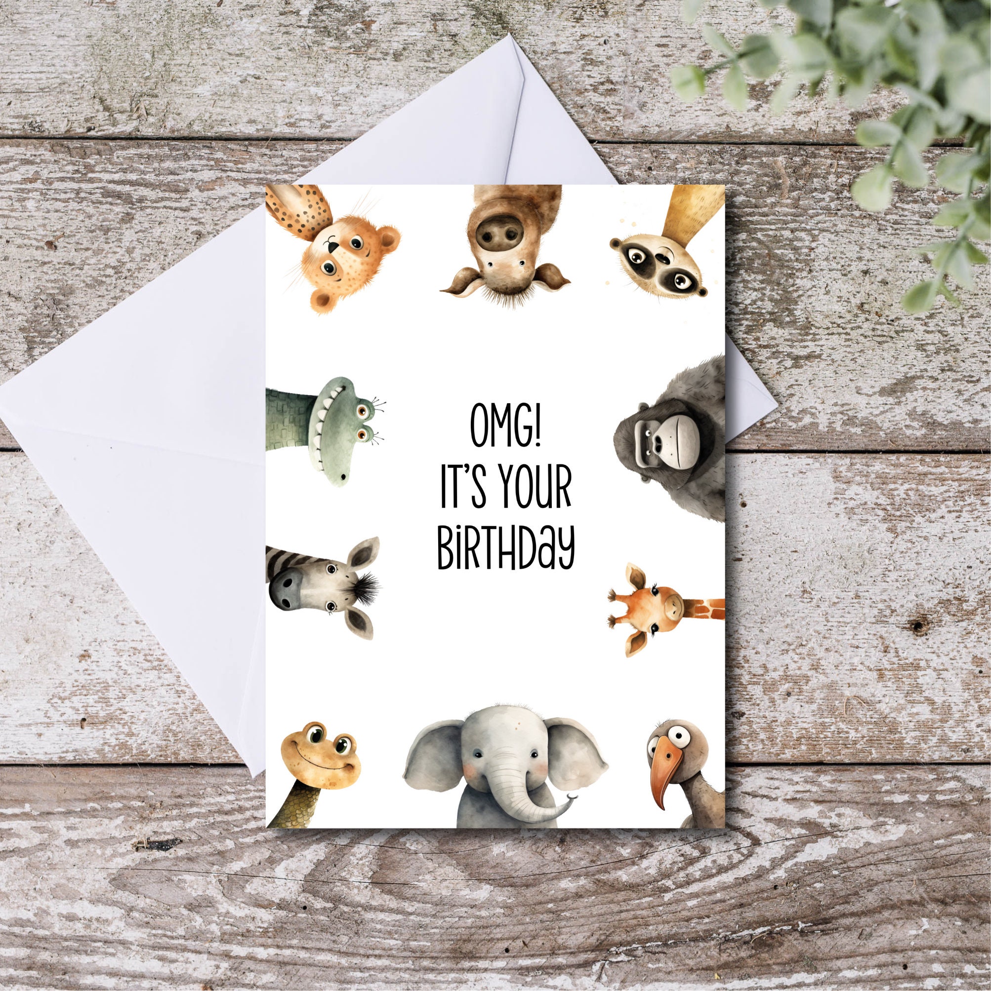 Birthday Card Printable Funny Group