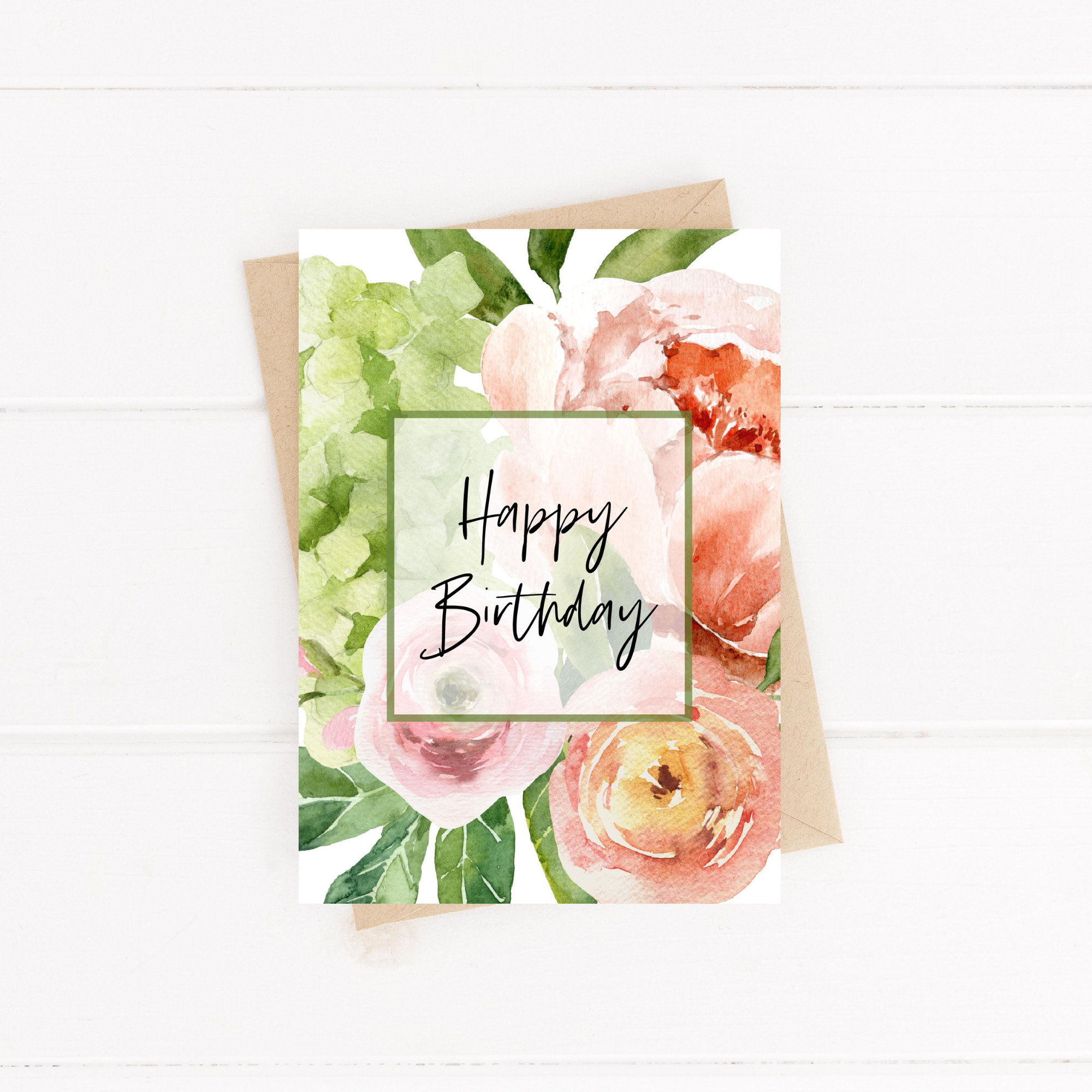 Happy Birthday Card Friend Birthday Card Printable Cards | Etsy