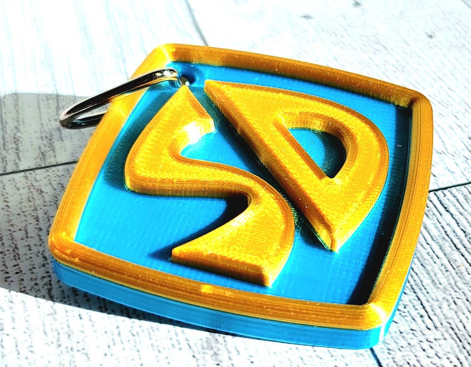 Scooby Doo Dog Collar Tag Scooby Collar Scooby Doo Keychain 3D