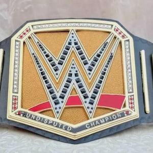 New Undisputed World Heavyweight Championship Wrestling Belt 4mm Replica