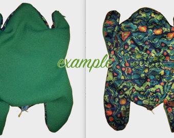bean bolsa frog pattern