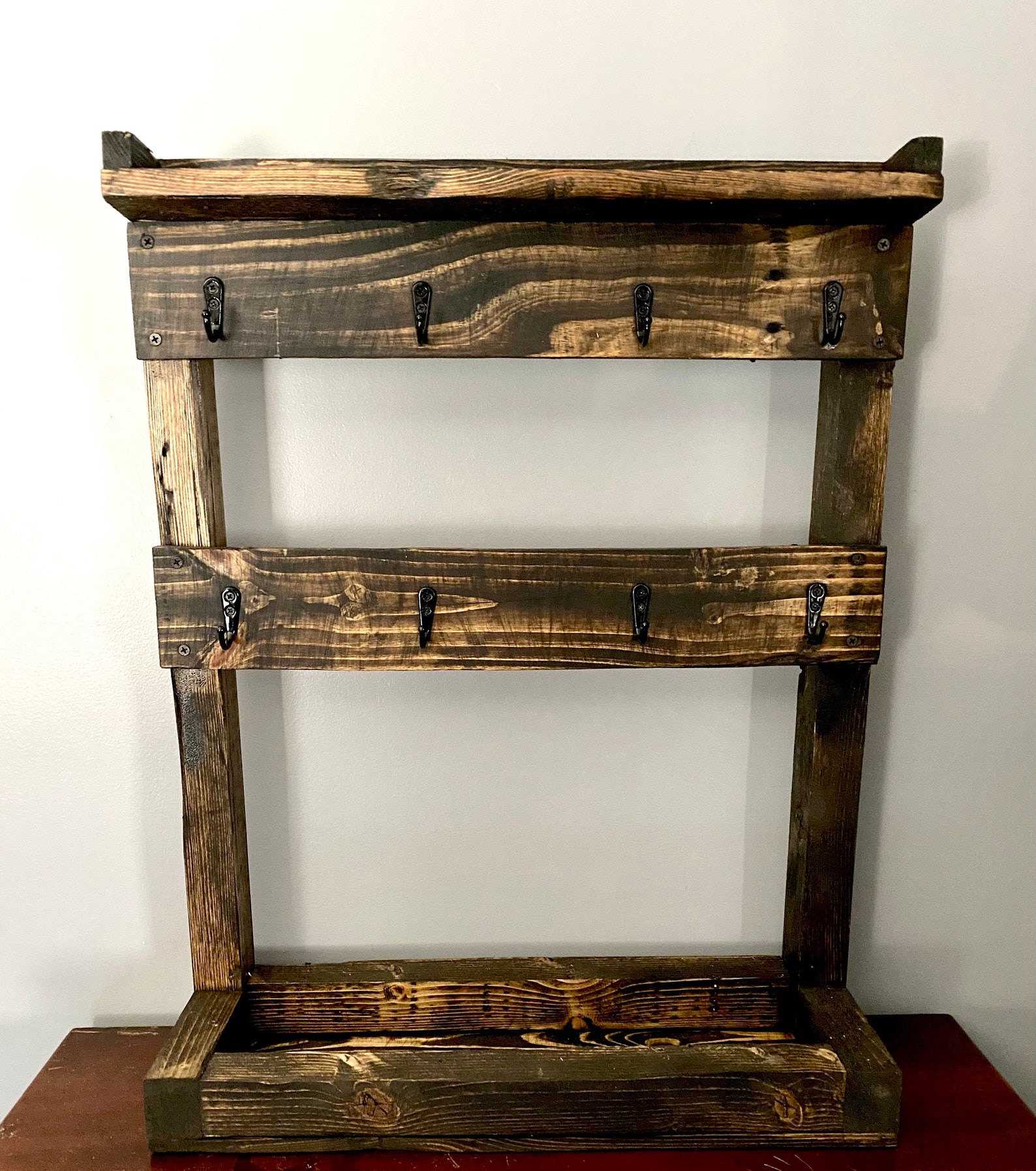 Countertop Coffee Rack coffee bar rustic farmhouse mug Etsy