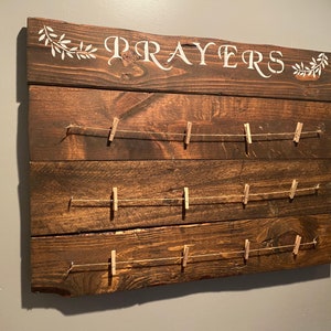 Wooden Prayer Board; Prayer Request Board, Prayer Board
