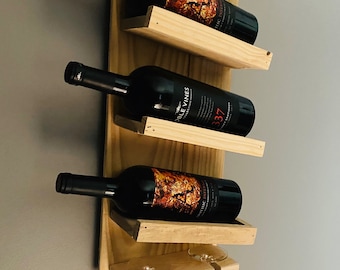 Angled Wine Rack Slanted Wine Rack Wine Rack Natural Wine Rack