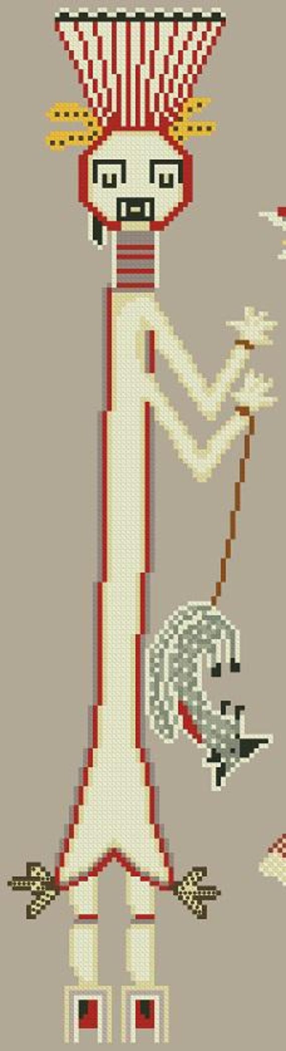 Navajo Gods - Cross Stitch - Etsy